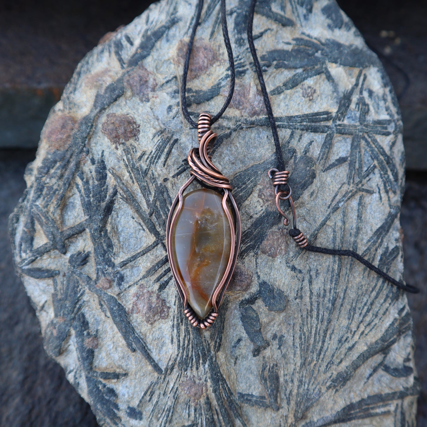 BC Agatized Rhyolite Pendant