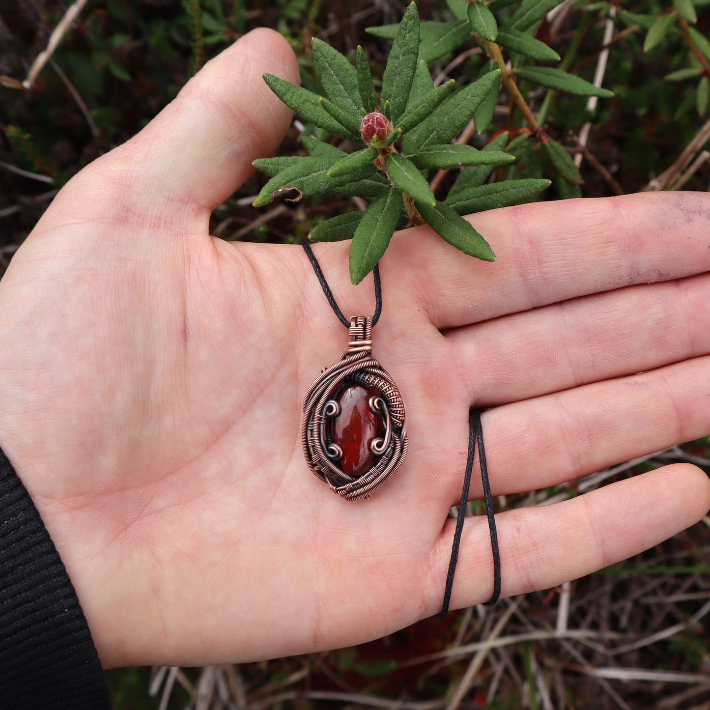 BC Red Jasper Pendant