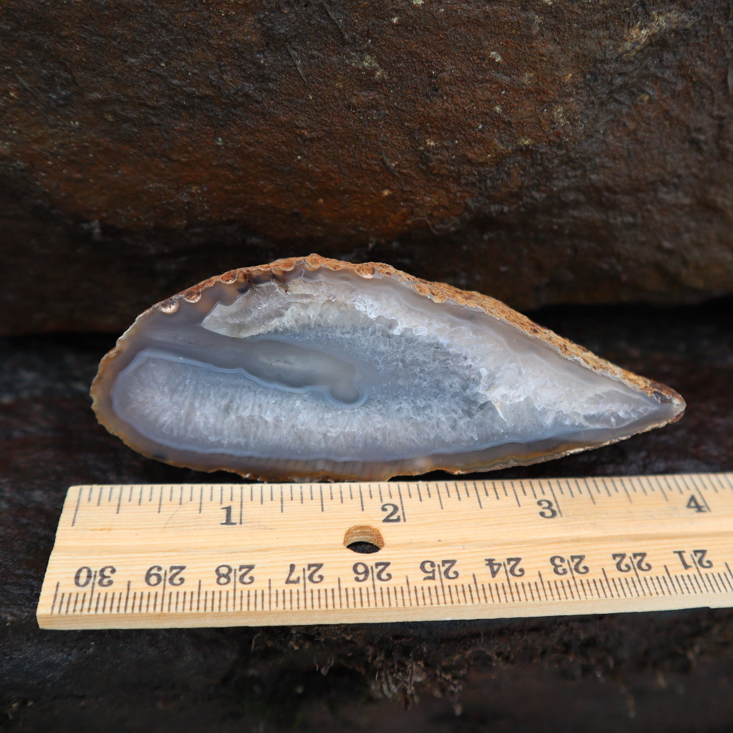 Quartz filled agate from Northern BC