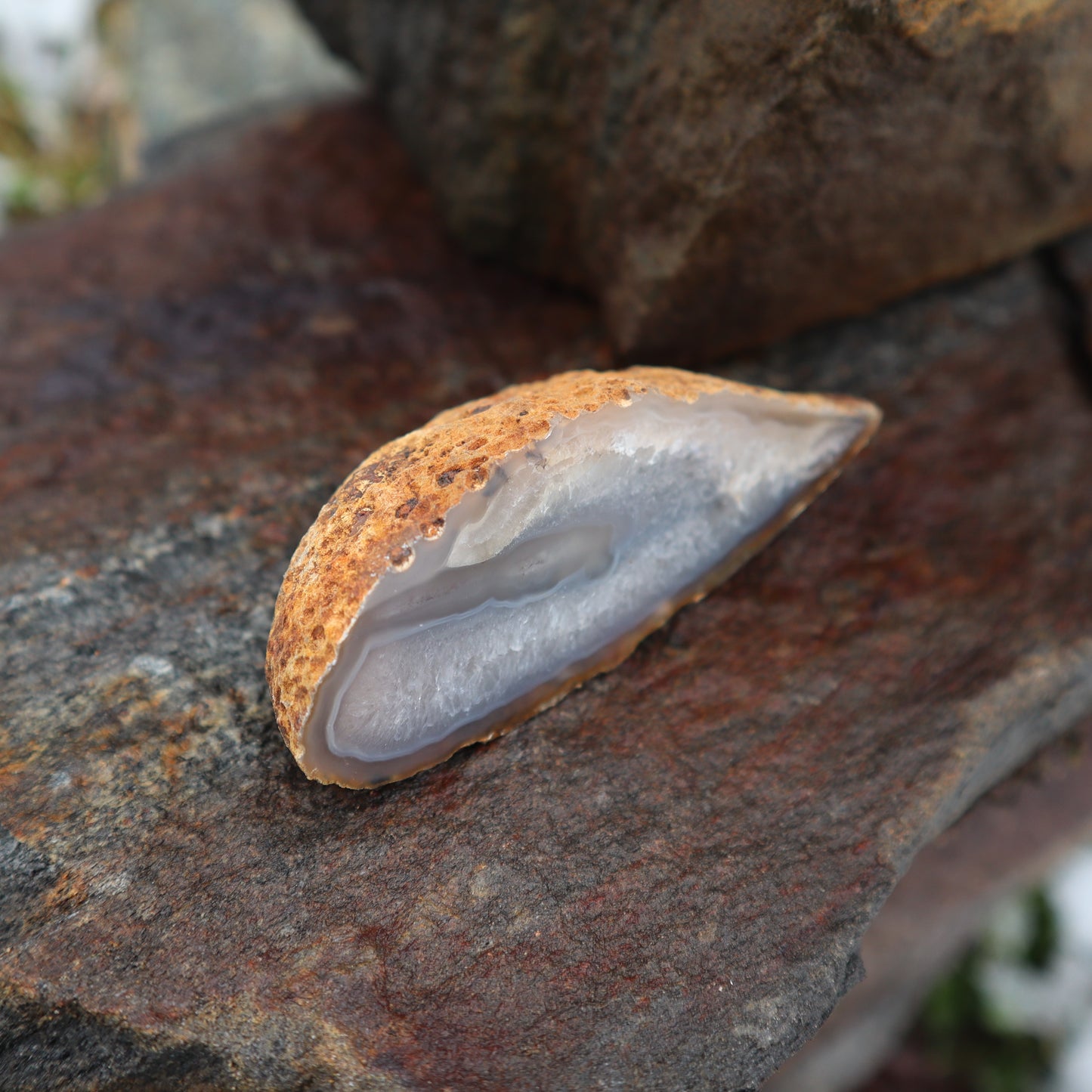 Quartz filled agate from Northern BC