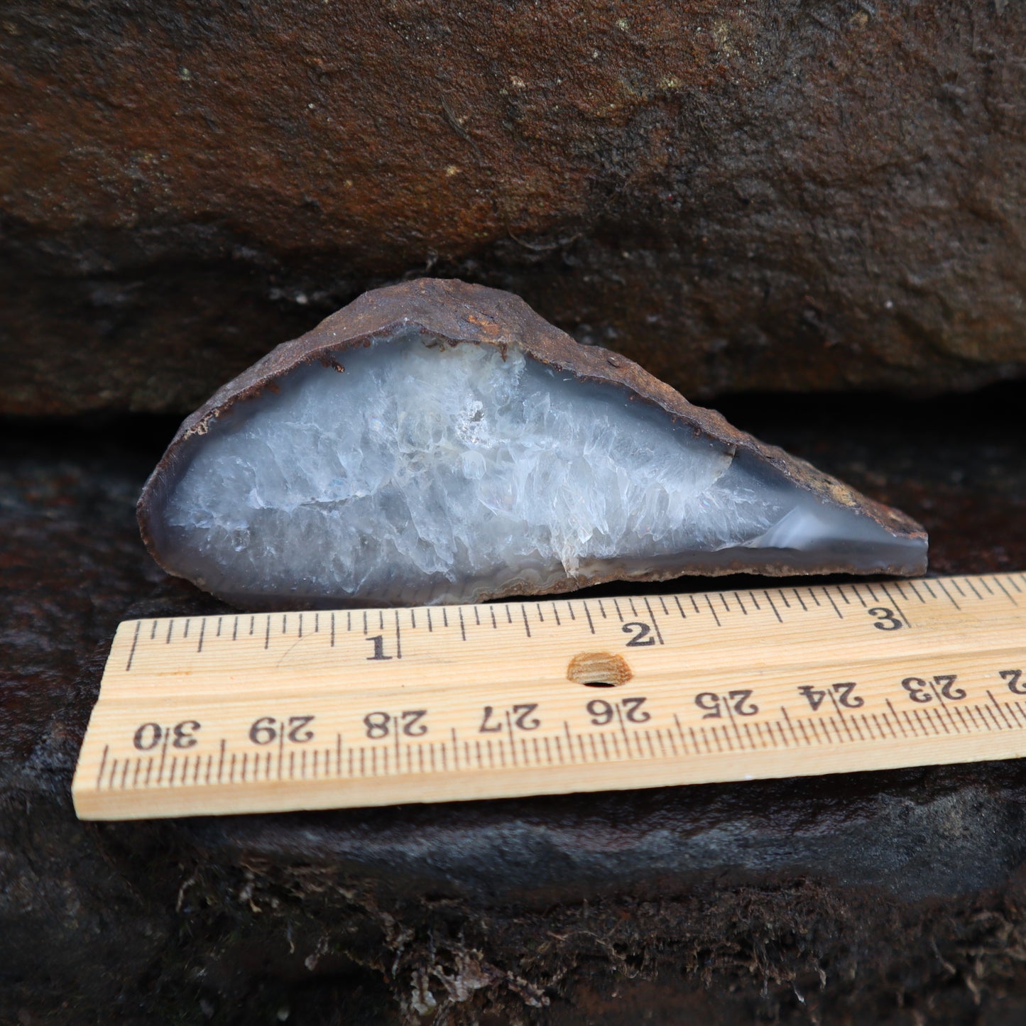 Quartz filled agate from Northern BC