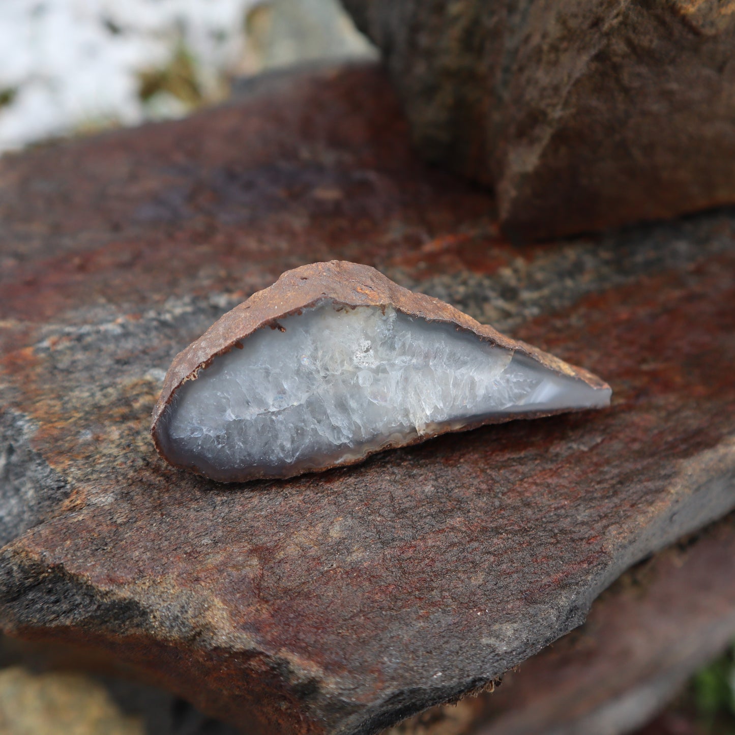 Quartz filled agate from Northern BC