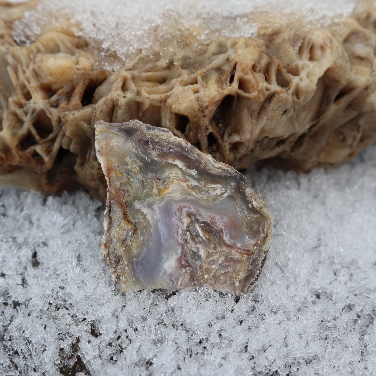 Milky Way Agate, Face Polished Slab