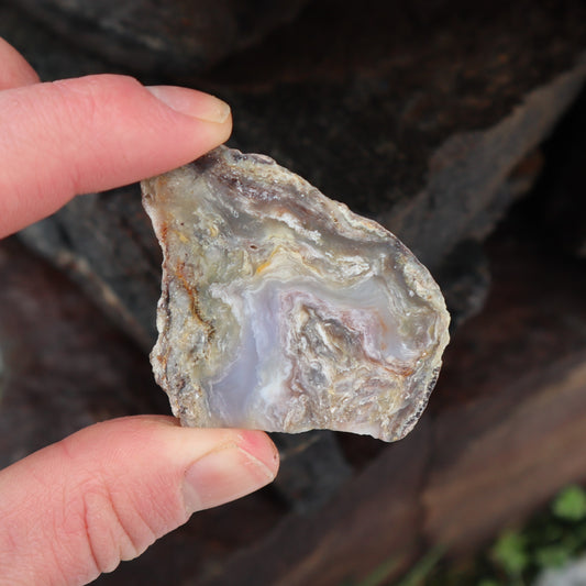 Milky Way Agate, Face Polished Slab