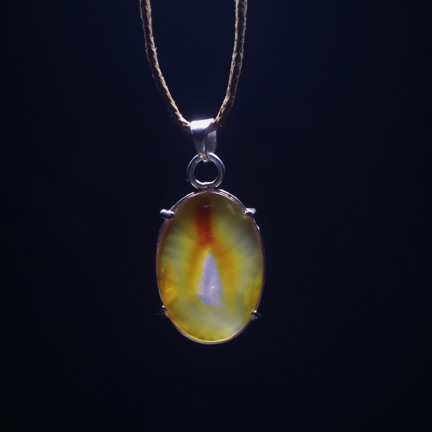 BC Carnelian Agate Pendant