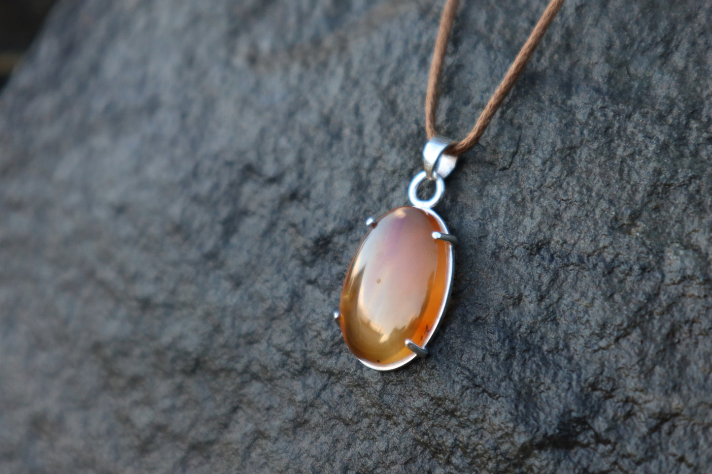 BC Carnelian Agate Pendant